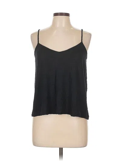Pre-owned Madewell Tank Top Black Halter Neckline Tops