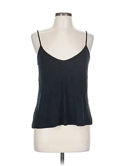 Pre-owned Madewell Tank Top Black Halter Neckline Tops