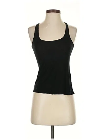 Pre-owned Madewell Tank Top Black Halter Neckline Tops