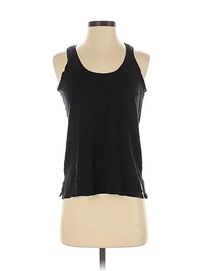 Pre-owned Madewell Tank Top Black Halter Neckline Tops