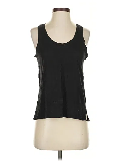 Pre-owned Madewell Tank Top Black Halter Neckline Tops