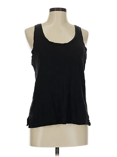 Pre-owned Madewell Tank Top Black Halter Neckline Tops