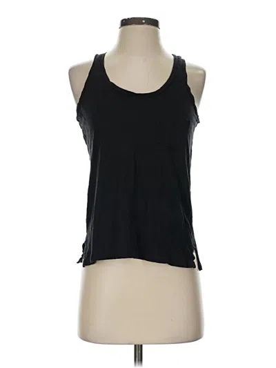 Pre-owned Madewell Tank Top Black Halter Neckline Tops