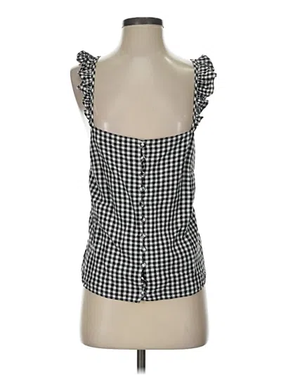 Pre-owned Madewell Tank Top Black Square Neckline Tops