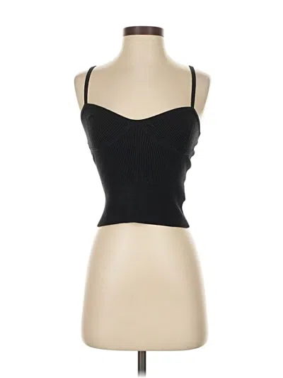 Pre-owned Madewell Tank Top Black Strapless Neckline Tops