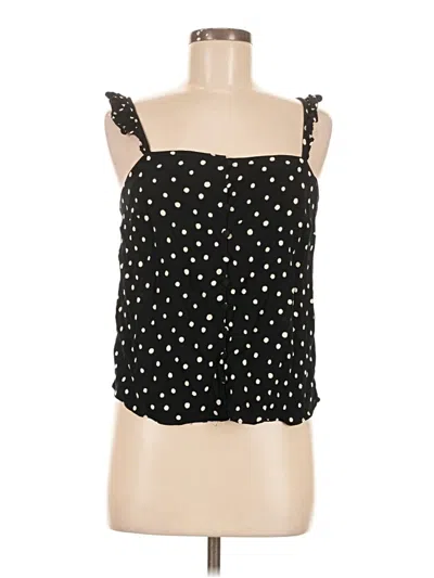 Pre-owned Madewell Tank Top Black Strapless Neckline Tops