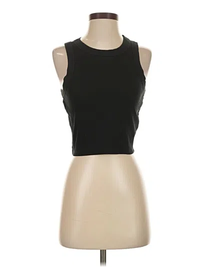 Pre-owned Madewell Tank Top Black Strapless Neckline Tops