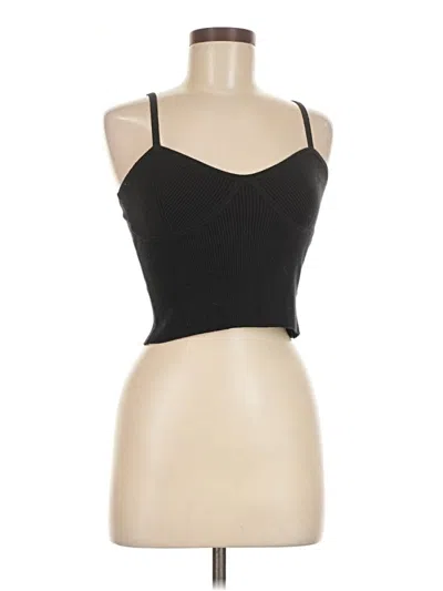 Pre-owned Madewell Tank Top Black Strapless Neckline Tops