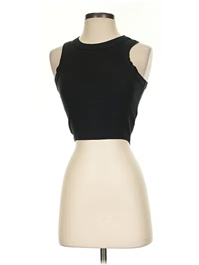 Pre-owned Madewell Tank Top Black Strapless Neckline Tops