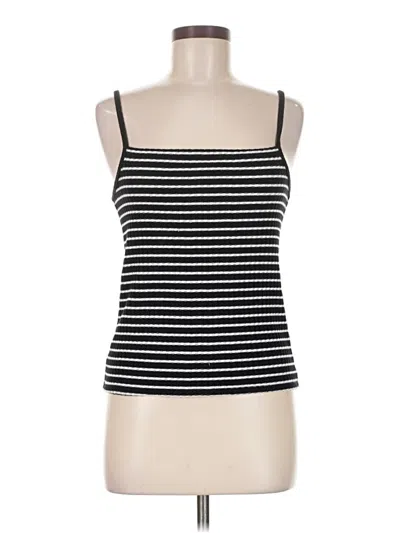 Pre-owned Madewell Tank Top Black Tops