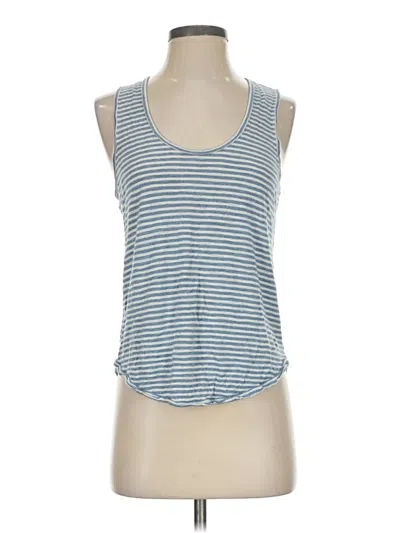 Pre-owned Madewell Tank Top Blue Scoop Neck Tops