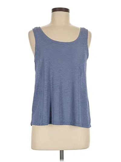Pre-owned Madewell Tank Top Blue Strapless Neckline Tops