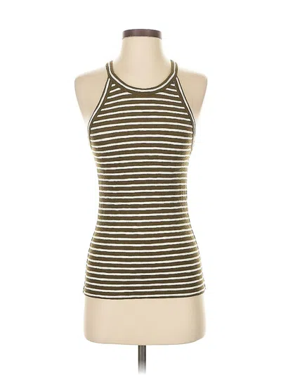 Pre-owned Madewell Tank Top Brown Halter Neckline Tops