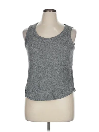 Pre-owned Madewell Tank Top Gray Halter Neckline Tops