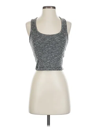 Pre-owned Madewell Tank Top Gray Halter Neckline Tops