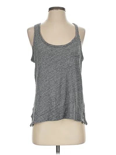 Pre-owned Madewell Tank Top Gray Halter Neckline Tops