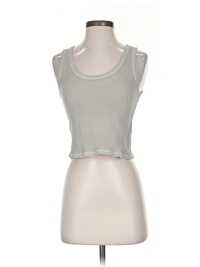 Pre-owned Madewell Tank Top Gray Strapless Neckline Tops
