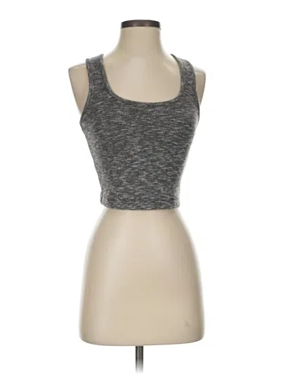 Pre-owned Madewell Tank Top Gray Strapless Neckline Tops