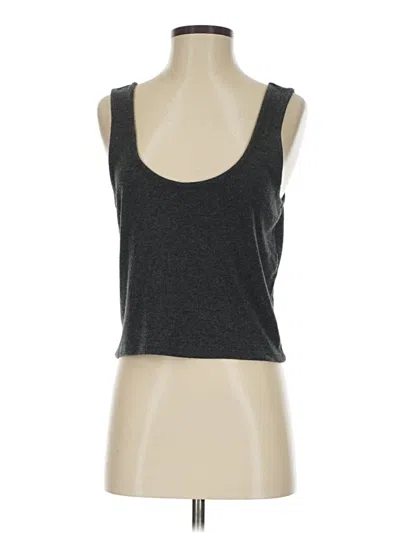 Pre-owned Madewell Tank Top Gray Strapless Neckline Tops