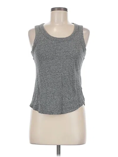 Pre-owned Madewell Tank Top Gray Strapless Neckline Tops