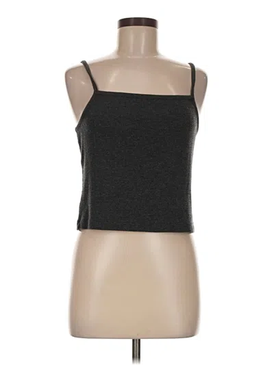 Pre-owned Madewell Tank Top Gray Strapless Neckline Tops