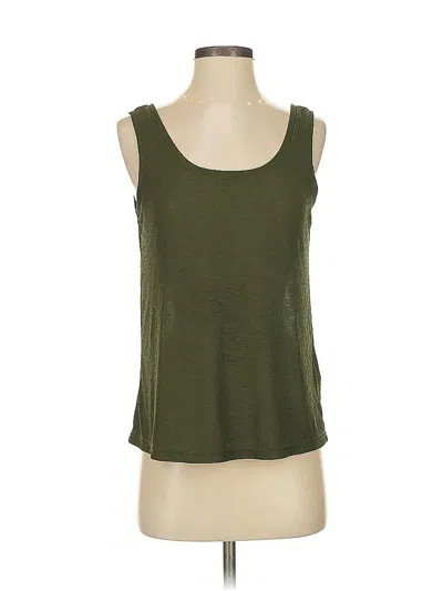 Pre-owned Madewell Tank Top Green Strapless Neckline Tops