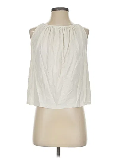 Pre-owned Madewell Tank Top Ivory Halter Neckline Tops