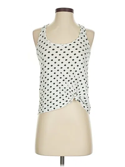 Pre-owned Madewell Tank Top Ivory Halter Neckline Tops In White