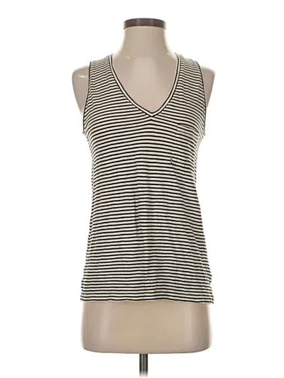 Pre-owned Madewell Tank Top Ivory Plunge Neckline Tops