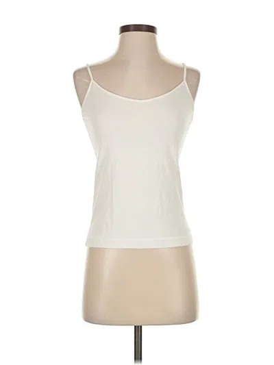 Pre-owned Madewell Tank Top Ivory Strapless Neckline Tops In White
