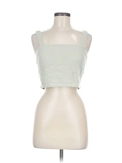Pre-owned Madewell Tank Top Ivory Strapless Neckline Tops In White