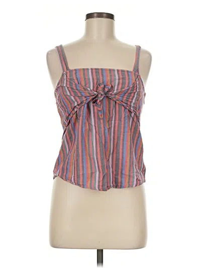 Pre-owned Madewell Tank Top Pink Strapless Neckline Tops