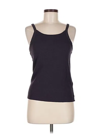Pre-owned Madewell Tank Top Purple Halter Neckline Tops
