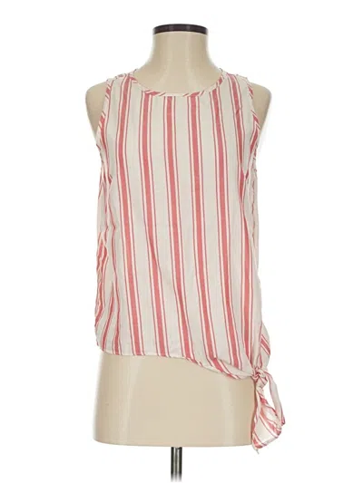 Pre-owned Madewell Tank Top Red Halter Neckline Tops