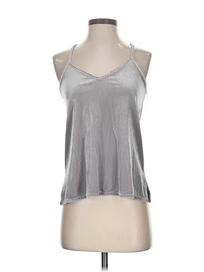Pre-owned Madewell Tank Top Silver Halter Neckline Tops