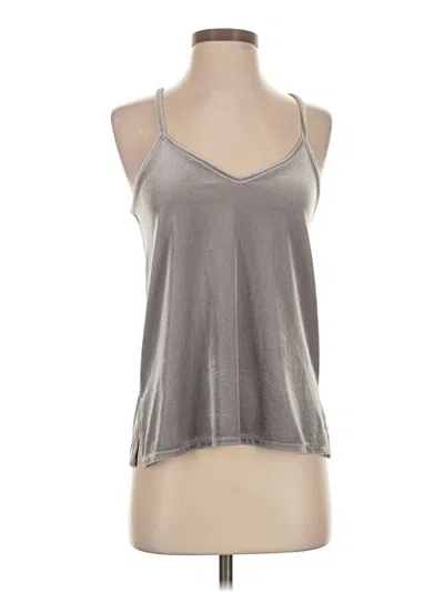 Pre-owned Madewell Tank Top Silver Halter Neckline Tops