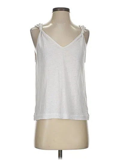 Pre-owned Madewell Tank Top Silver Halter Neckline Tops