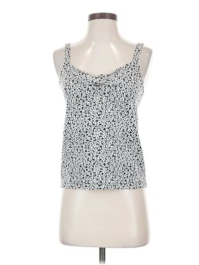 Madewell Tank Top Silver Strapless Neckline Tops