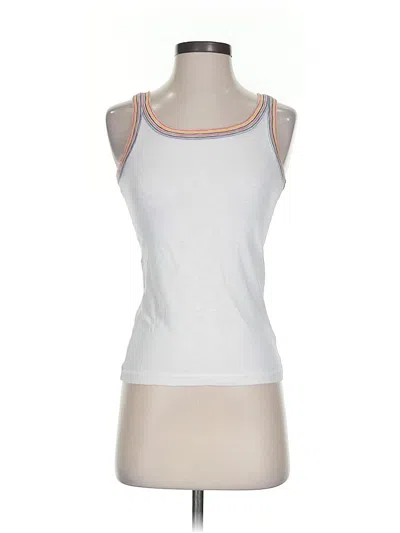 Pre-owned Madewell Tank Top White Halter Neckline Tops