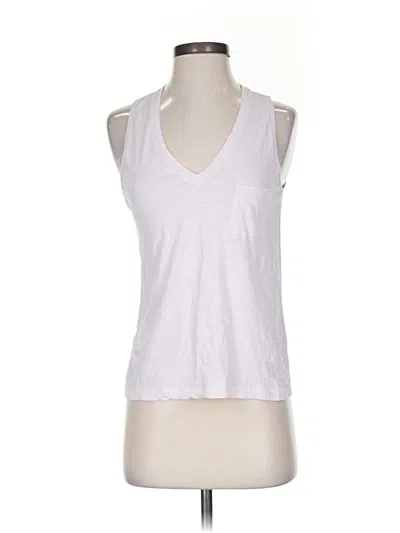 Pre-owned Madewell Tank Top White Halter Neckline Tops