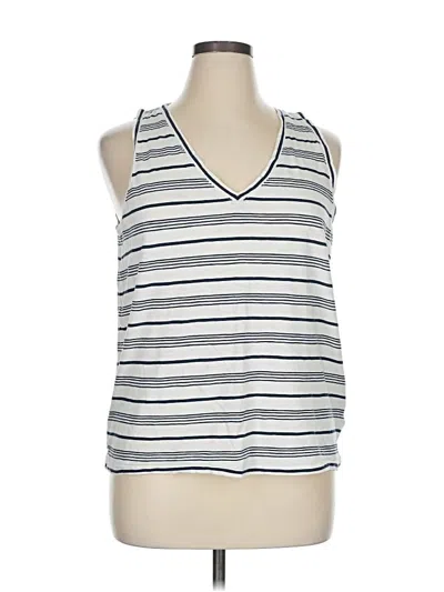 Pre-owned Madewell Tank Top White Halter Neckline Tops