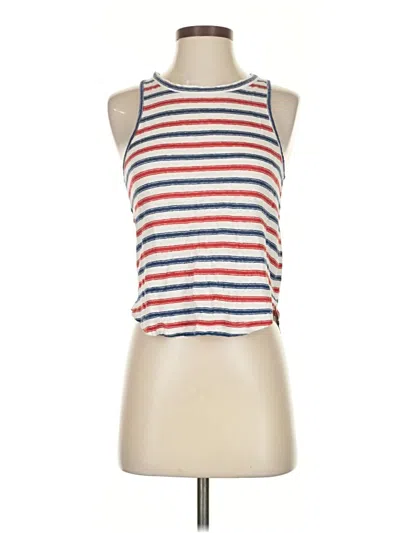 Pre-owned Madewell Tank Top White Strapless Neckline Tops