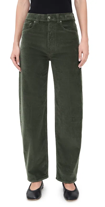 Madewell Teamkit Cord Balloon Pants Graphite Green
