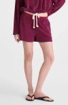 Madewell Terry Pull-on Shorts In Red