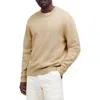 Madewell Textured Cotton Crewneck Sweater In Neutral