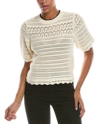 Madewell Textured Sweater T-shirt In White