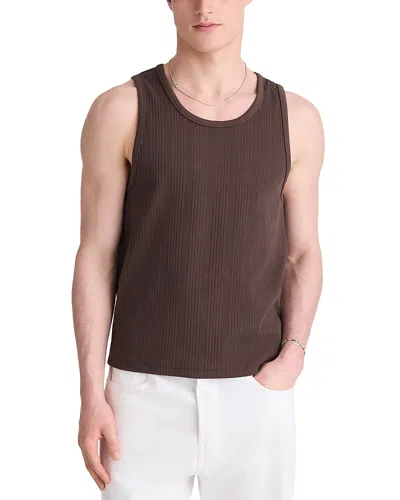Madewell Textured Tank In Brown