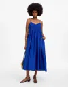 Madewell Textured V-neck Midi Dress