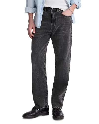 Madewell The 1991 Cotton Blend Loose Fit 31 Jeans In Mayde Wash In Black