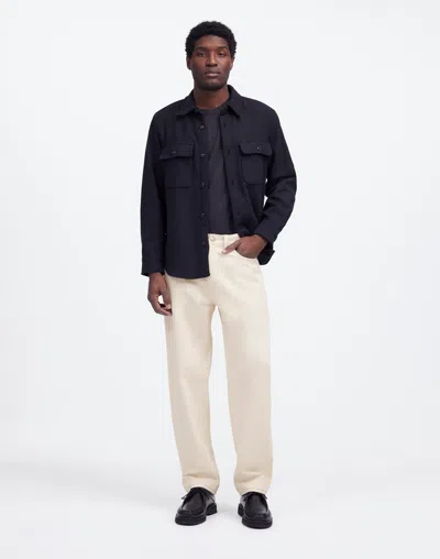 Madewell The 1991 Loose Straight Jean In Ecru  Wash